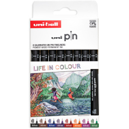 Pin Fine Line Colours 8-set in the group Pens / Artist Pens / Fineliners at Pen Store (137085)