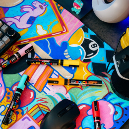 Posca Brush Standing Set in the group Pens / Artist Pens / Illustration Markers at Pen Store (137115)