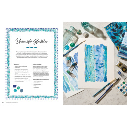 Creative Abstract Mixed Media in the group Hobby & Creativity / Books / Inspirational Books at Pen Store (137170)