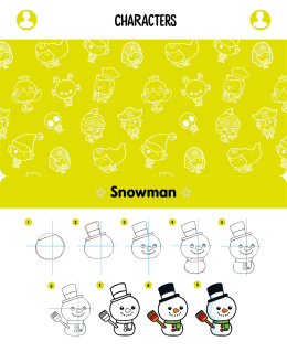 Kawaii Cute and Easy Drawing Deck in the group Hobby & Creativity / Books / Art Instruction Books at Pen Store (137175)