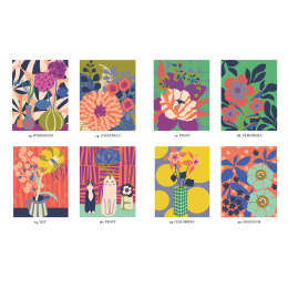 Mystery Coloring Flowers in the group Hobby & Creativity / Books / Adult Coloring Books at Pen Store (137180)