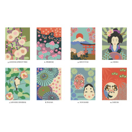 Mystery Coloring Japan in the group Hobby & Creativity / Books / Adult Coloring Books at Pen Store (137181)