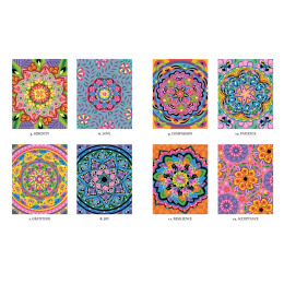 Mystery Coloring Mandalas in the group Hobby & Creativity / Books / Adult Coloring Books at Pen Store (137182)