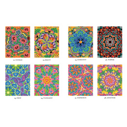 Mystery Coloring Mandalas in the group Hobby & Creativity / Books / Adult Coloring Books at Pen Store (137182)