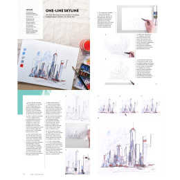 Sketching in the City in the group Hobby & Creativity / Books / Inspirational Books at Pen Store (137185)