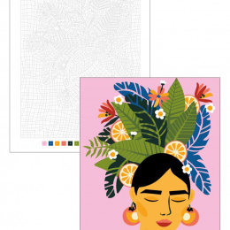 Color by Numbers: Flowers in the group Hobby & Creativity / Books / Adult Coloring Books at Pen Store (137205)