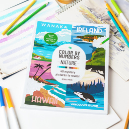 Color by Numbers: Nature in the group Hobby & Creativity / Books / Adult Coloring Books at Pen Store (137206)