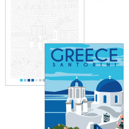 Color by Numbers: Travel in the group Hobby & Creativity / Books / Adult Coloring Books at Pen Store (137207)