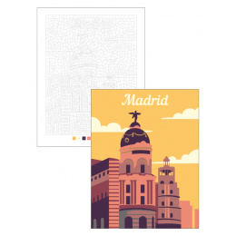 Color by Numbers: Travel in the group Hobby & Creativity / Books / Adult Coloring Books at Pen Store (137207)