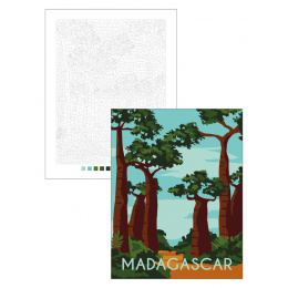 Color by Numbers: Travel in the group Hobby & Creativity / Books / Adult Coloring Books at Pen Store (137207)