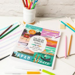 Color by Numbers: Travel in the group Hobby & Creativity / Books / Adult Coloring Books at Pen Store (137207)