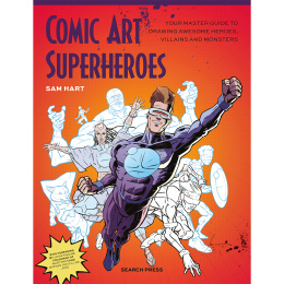 Comic Art Superheroes in the group Hobby & Creativity / Books / Art Instruction Books at Pen Store (137208)