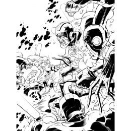 Comic Art Superheroes in the group Hobby & Creativity / Books / Art Instruction Books at Pen Store (137208)