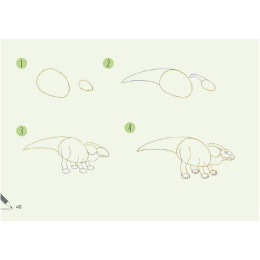 Draw 30: Dinosaurs in the group Hobby & Creativity / Books / Art Instruction Books at Pen Store (137212)