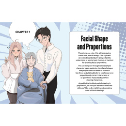Draw Manga Faces, Heads and Hairstyles in the group Hobby & Creativity / Books / Art Instruction Books at Pen Store (137217)