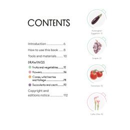 Draw in 10 Minutes: Botanicals in the group Hobby & Creativity / Books / Art Instruction Books at Pen Store (137219)