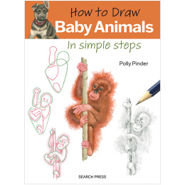 How to Draw: Baby Animals in the group Hobby & Creativity / Books / Art Instruction Books at Pen Store (137223)
