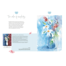 Loose and Lively Flowers in Watercolour, Inks & Mixed Media in the group Hobby & Creativity / Books / Inspirational Books at Pen Store (137226)