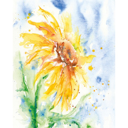 Loose and Lively Flowers in Watercolour, Inks & Mixed Media in the group Hobby & Creativity / Books / Inspirational Books at Pen Store (137226)