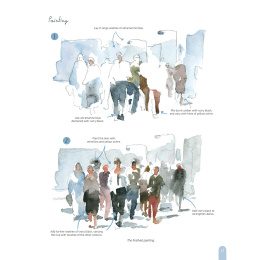 Paint 50: Watercolour Figures in the group Hobby & Creativity / Books / Art Instruction Books at Pen Store (137228)