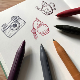 Sarasa Clip Vintage B 5-pack in the group Pens / Writing / Gel Pens at Pen Store (137260)
