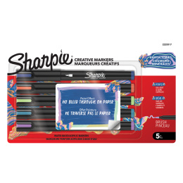 Creative Marker Brush Tip 5-pack Earth Tones in the group Pens / Artist Pens / Acrylic Markers at Pen Store (137402)