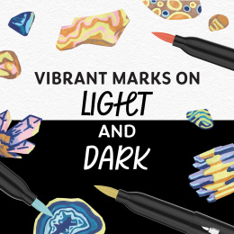 Creative Marker Brush Tip 5-pack Earth Tones in the group Pens / Artist Pens / Acrylic Markers at Pen Store (137402)