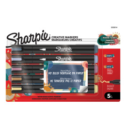 Creative Marker Bullet Tip 5-pack Warm Tones in the group Pens / Artist Pens / Acrylic Markers at Pen Store (137404)