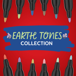 Creative Marker Fine Tip 12-pack Earth Tones in the group Pens / Artist Pens / Acrylic Markers at Pen Store (137407)