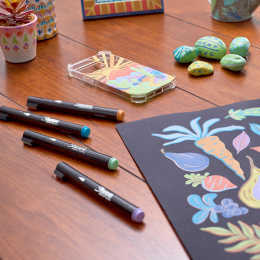 Creative Marker Bullet Tip 12-pack Warm Tones in the group Pens / Artist Pens / Acrylic Markers at Pen Store (137408)
