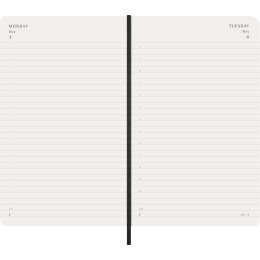 Calendar 12M Daily 2027 Softcover Large Black in the group Paper & Pads / Planners / 12-Month Planners at Pen Store (137424)