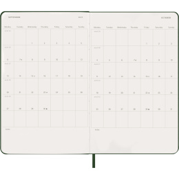 Calendar 12M Daily 2027 Hardcover Large Myrtle Green in the group Paper & Pads / Planners / 12-Month Planners at Pen Store (137425)
