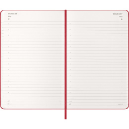 Calendar 12M Daily 2027 Hardcover Large Red in the group Paper & Pads / Planners / 12-Month Planners at Pen Store (137426)