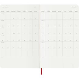 Calendar 12M Daily 2027 Softcover Large Red in the group Paper & Pads / Planners / 12-Month Planners at Pen Store (137427)
