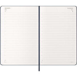 Calendar 12M Daily 2027 Hardcover Large Sapphire Blue in the group Paper & Pads / Planners / 12-Month Planners at Pen Store (137428)