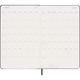 Calendar 12M Daily 2027 Hardcover Large Sapphire Blue in the group Paper & Pads / Planners / 12-Month Planners at Pen Store (137428)