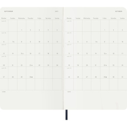 Calendar 12M Daily 2027 Softcover Large Sapphire Blue in the group Paper & Pads / Planners / 12-Month Planners at Pen Store (137429)