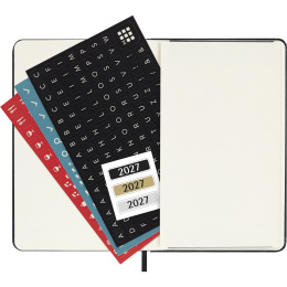 Calendar 12M Daily 2027 Hardcover Pocket Black in the group Paper & Pads / Planners / 12-Month Planners at Pen Store (137432)