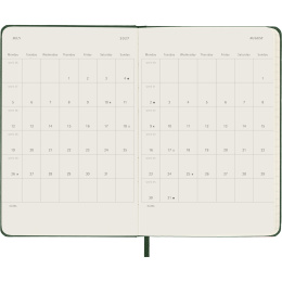 Calendar 12M Daily 2027 Hardcover Pocket Myrtle Green in the group Paper & Pads / Planners / 12-Month Planners at Pen Store (137434)