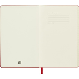 Calendar 12M Daily 2027 Hardcover Pocket Red in the group Paper & Pads / Planners / 12-Month Planners at Pen Store (137435)