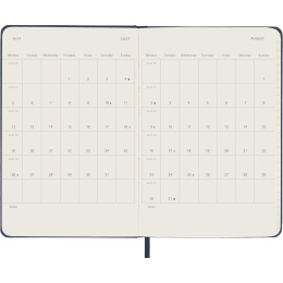Calendar 12M Daily 2027 Hardcover Pocket Sapphire Blue in the group Paper & Pads / Planners / 12-Month Planners at Pen Store (137437)