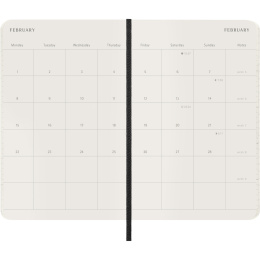 Calendar 12M Monthly 2027 Softcover Large Black in the group Paper & Pads / Planners / 12-Month Planners at Pen Store (137439)