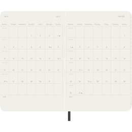 Calendar 12M Monthly 2027 Softcover Large Black in the group Paper & Pads / Planners / 12-Month Planners at Pen Store (137439)
