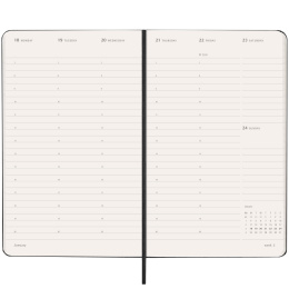 Calendar 12M Weekly Vertical PRO 2027 Hardcover Large Black in the group Paper & Pads / Planners / 12-Month Planners at Pen Store (137442)
