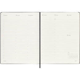 Calendar 12M Weekly Vertical PRO 2027 Hardcover XL Black  in the group Paper & Pads / Planners / 12-Month Planners at Pen Store (137443)