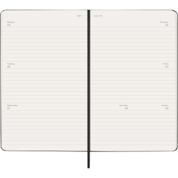 Calendar 12M Weekly Horizontal 2027 Hardcover Large Black  in the group Paper & Pads / Planners / 12-Month Planners at Pen Store (137446)