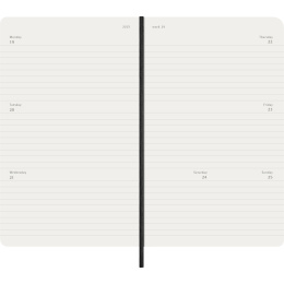 Calendar 12M Weekly Horizontal 2027 Softcover Large Black in the group Paper & Pads / Planners / 12-Month Planners at Pen Store (137447)