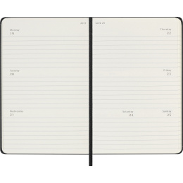 Calendar 12M Weekly Horizontal 2027 Hardcover Pocket Black  in the group Paper & Pads / Planners / 12-Month Planners at Pen Store (137448)