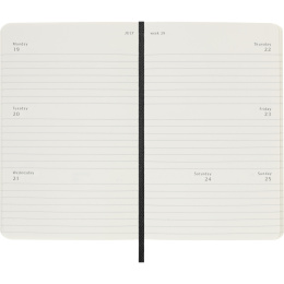 Calendar 12M Weekly Horizontal 2027 Softcover Pocket Black  in the group Paper & Pads / Planners / 12-Month Planners at Pen Store (137449)