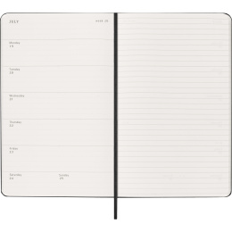 Calendar 12M Weekly Notebook 2027 Hardcover Large Black  in the group Paper & Pads / Planners / 12-Month Planners at Pen Store (137450)